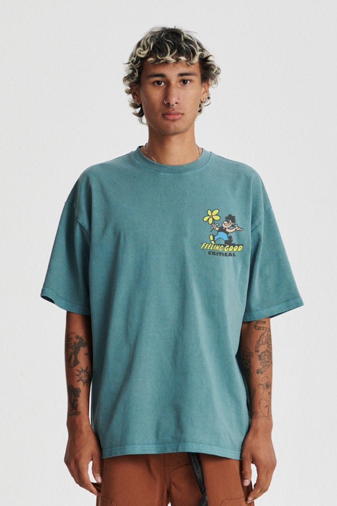 Critical Slide Feelgood Tee Teal