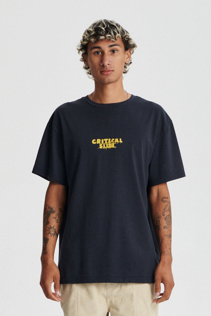 Critical Slide Haulin Tee Vintage Black