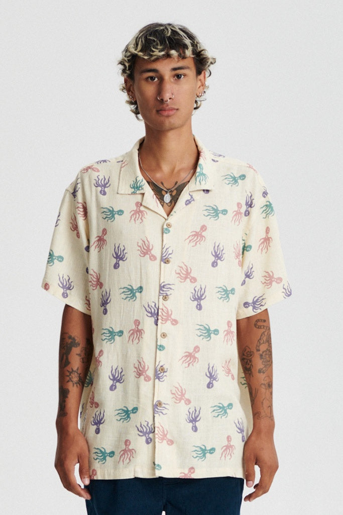 Critical Slide Occy Resort Shirt Ecru