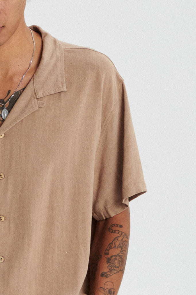 Critical Slide Ernie Resort Shirt Taupe