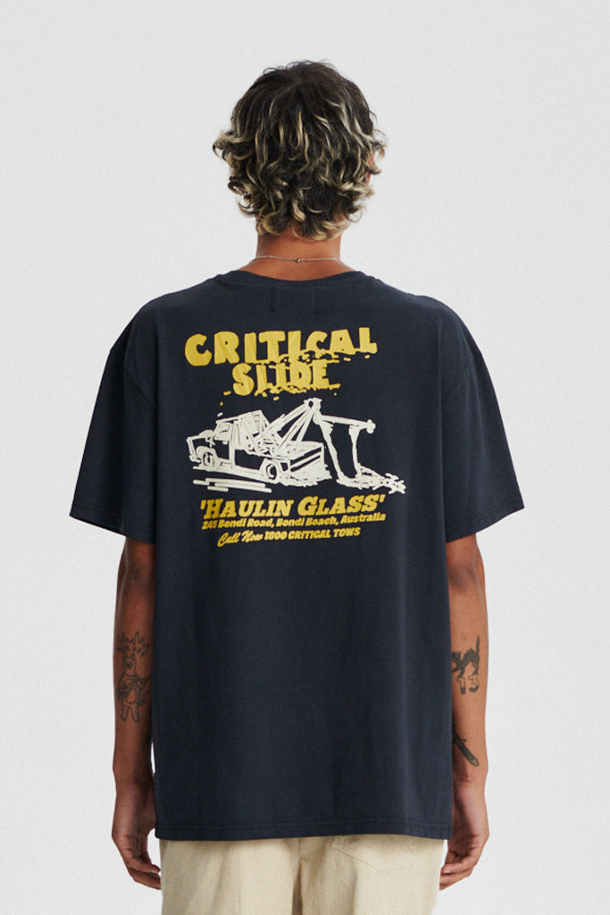 Critical Slide Haulin Tee Vintage Black