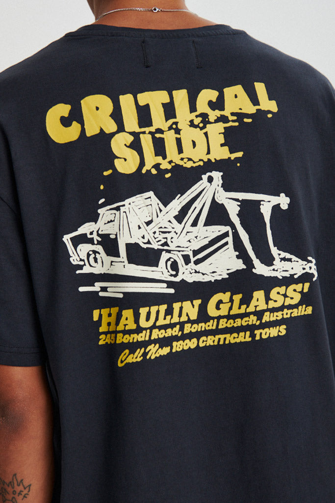 Critical Slide Haulin Tee Vintage Black