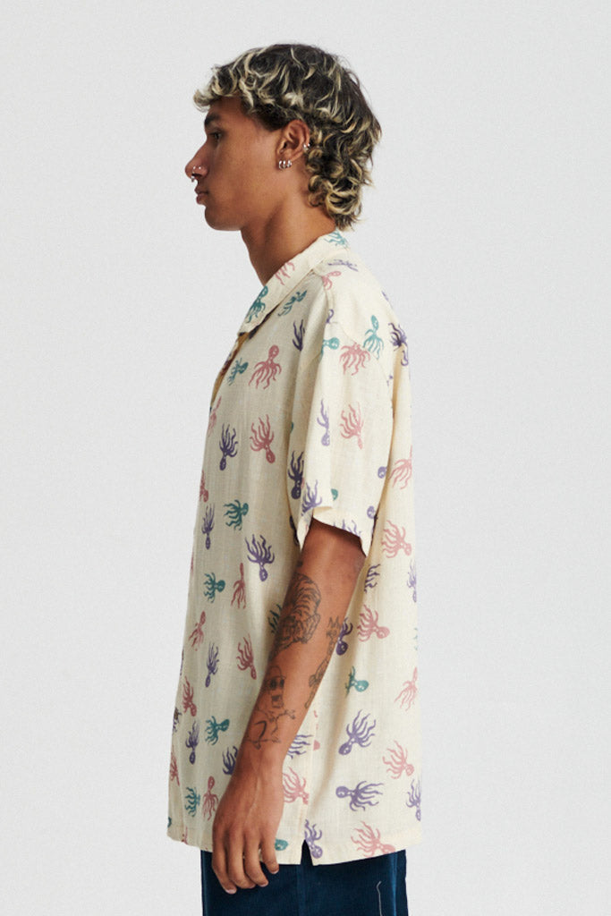 Critical Slide Occy Resort Shirt Ecru