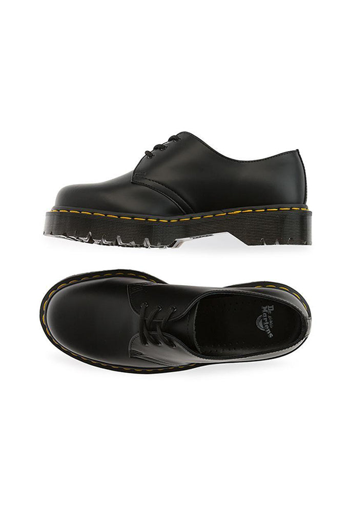 Dr Martens 1461 Bex 3 Eye Shoe Black Smooth Black Smooth