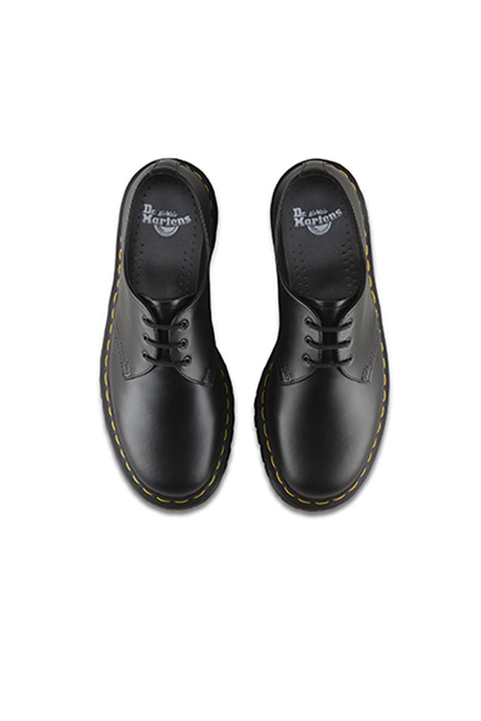 Dr Martens 1461 Bex 3 Eye Shoe Black Smooth Black Smooth