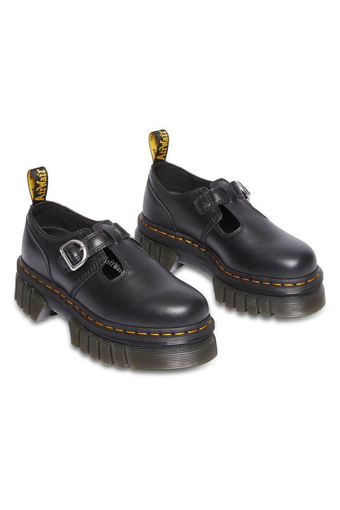 Dr Martens Audrick T-Bar Mary Jane Shoe Black Nappa Lux Black Nappa Lux