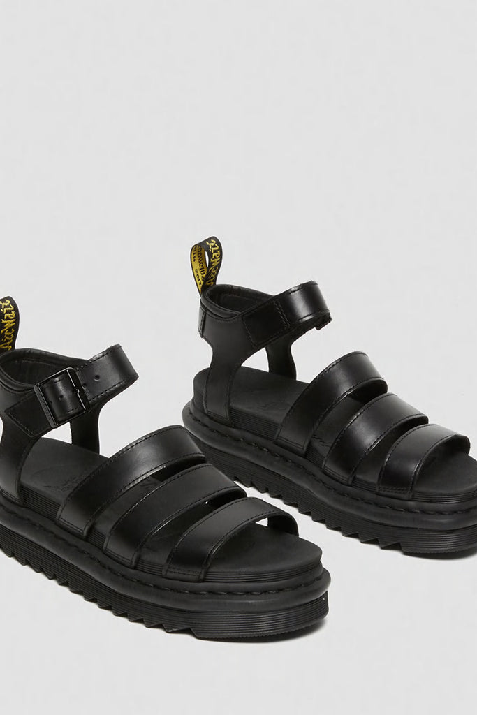 Dr Martens Blaire 3 Strap Sandal Black Brando