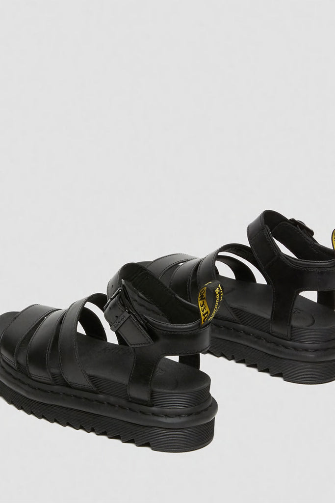 Dr Martens Blaire 3 Strap Sandal Black Brando