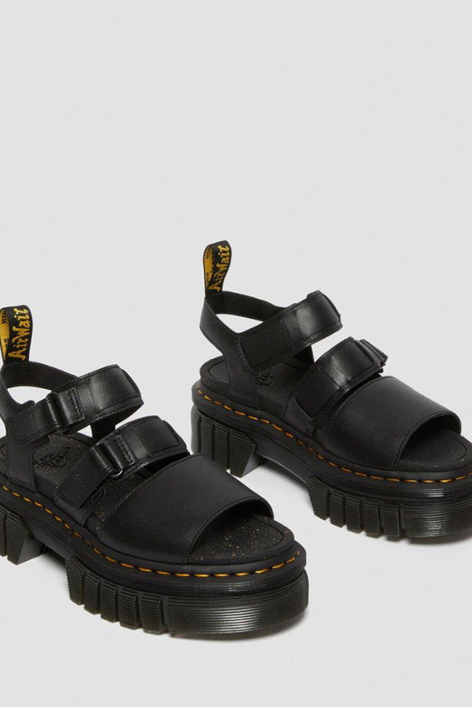 Dr Martens Ricki 3 Strap Sandal Black Harry and Her