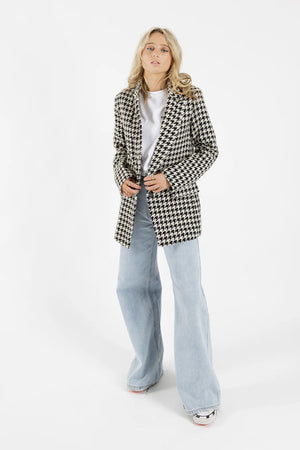 Federation Easy Blazer - Houndstooth