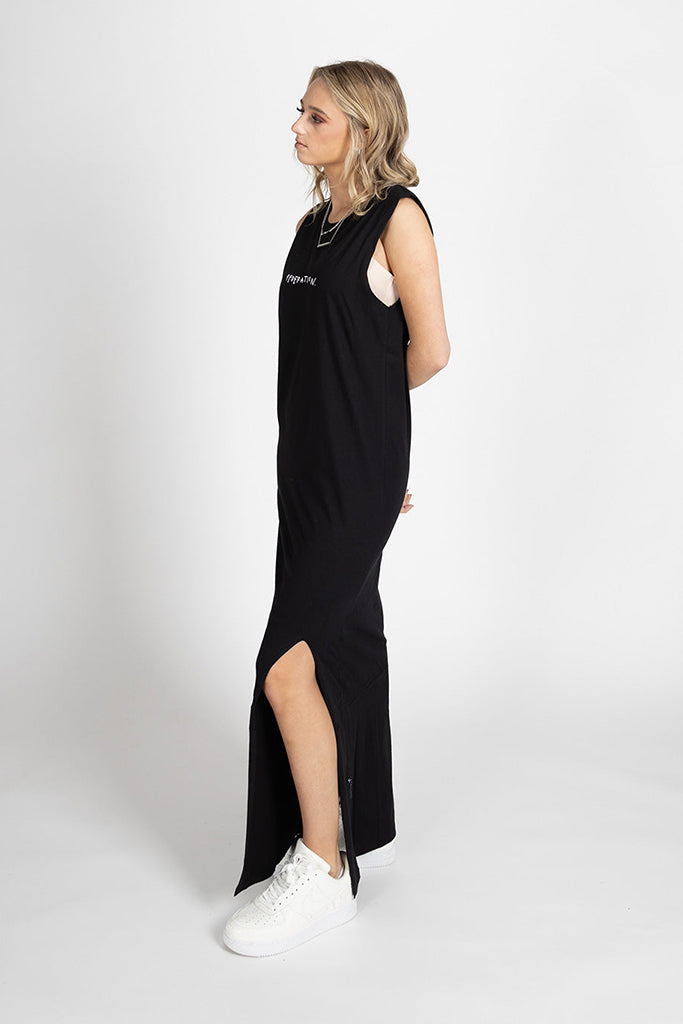 Federation Mimi Maxi Drawn Black