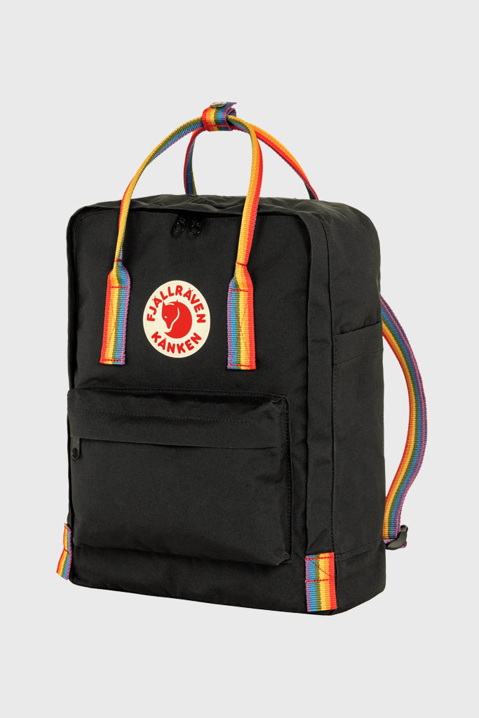 Fjallraven Kanken Rainbow Day Backpack Black-Rainbow-Day Backpack Pattern