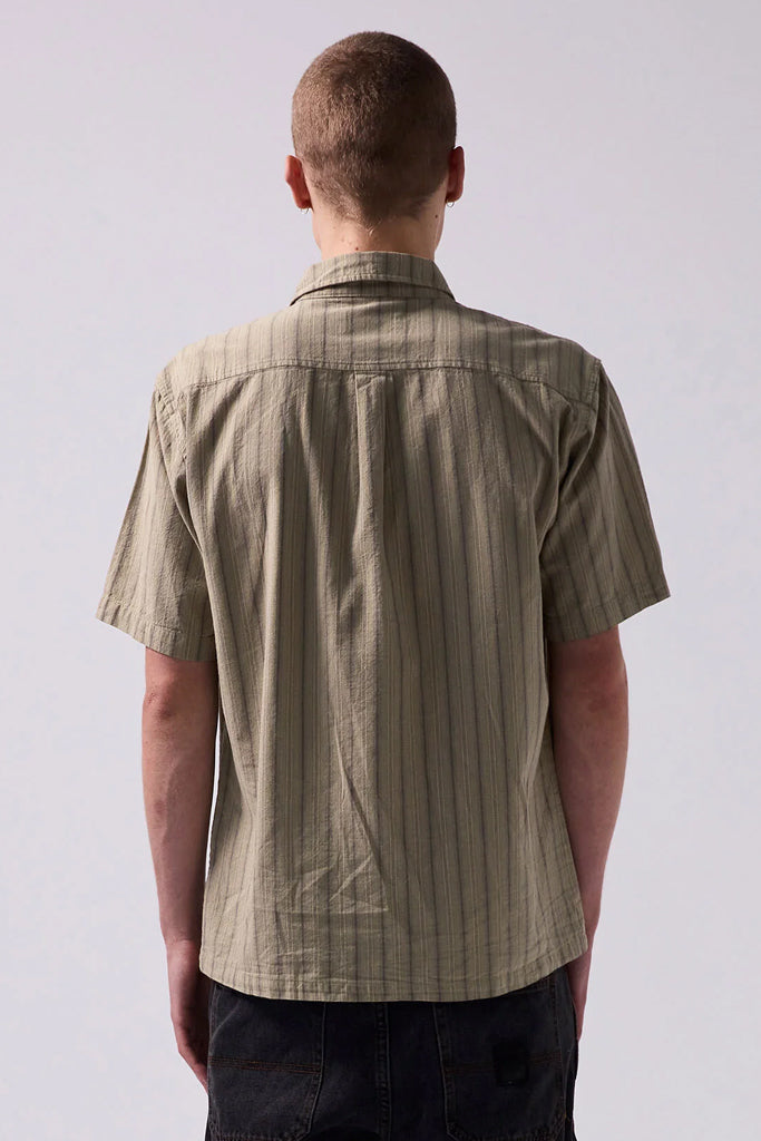 Former Reynolds Striped S/S Shirt Moss