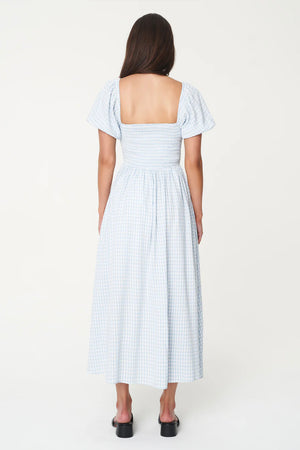 Huffer Celine Lover Midi Dress Blue/White