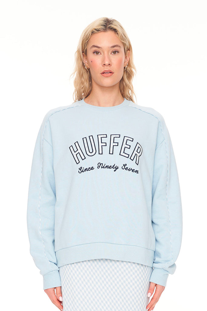 Huffer Slouch Crew 350/Celine Y2k Blue