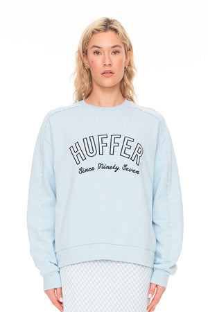 Huffer Slouch Crew 350/Celine Y2k Blue