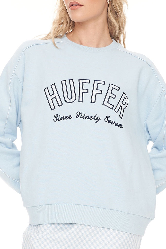 Huffer Slouch Crew 350/Celine Y2k Blue