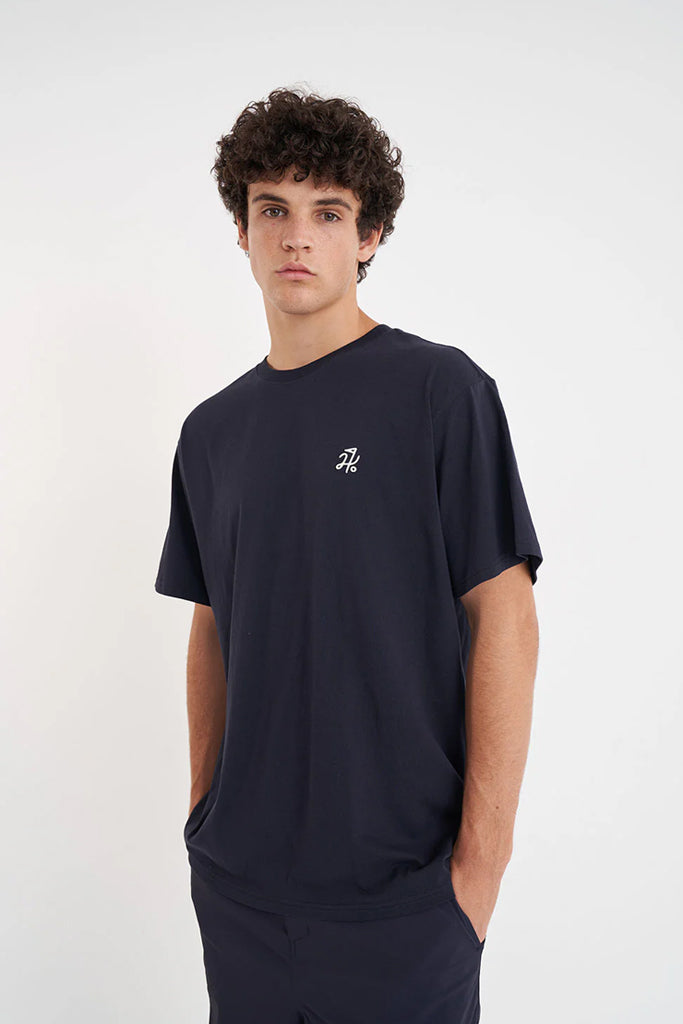 Huffer Sup Tee 190/19th Hole Navy