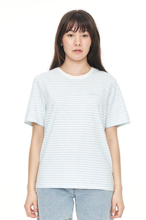 Huffer Stripe Classic Tee Club Blue/Chalk