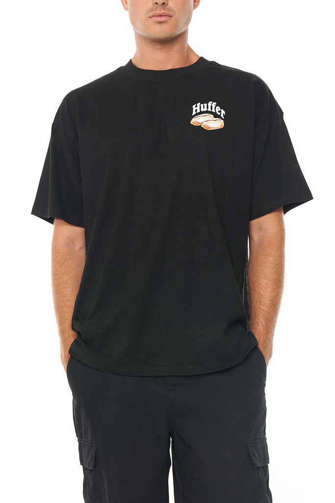 Huffer Block Tee 220/Creamin It Black