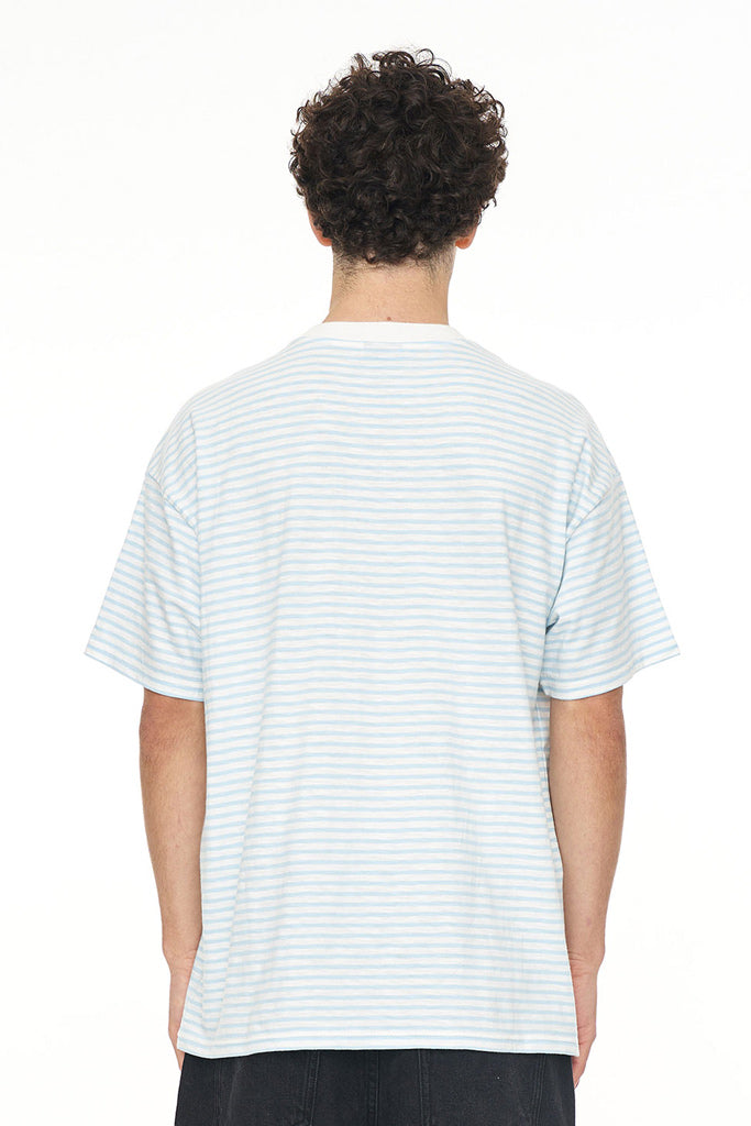 Huffer Stripe Block Tee Club Blue/Chalk