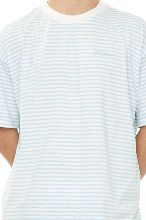 Huffer Stripe Block Tee Club Blue/Chalk