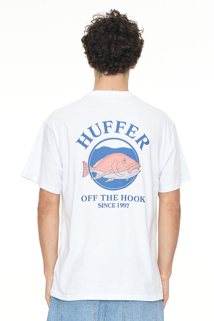 Huffer Sup Tee 190/Snapped Up White