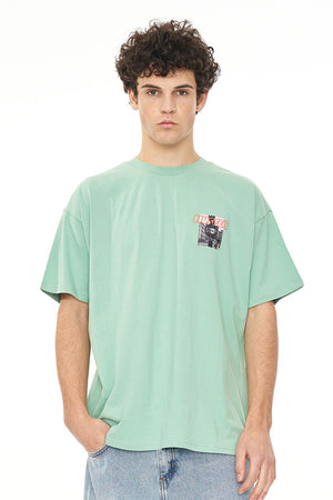 Huffer Block Tee 220/ Nonstop Lichen