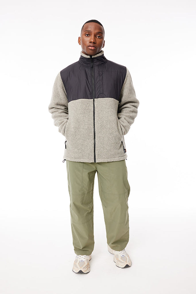 Huffer Missions Polar Tech Jacket Grey