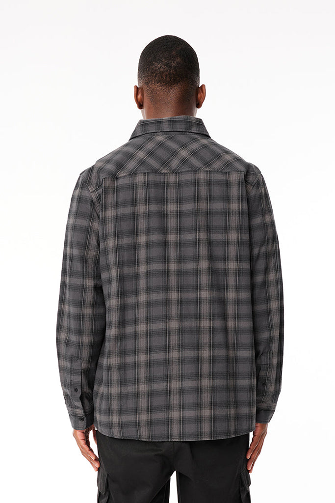 Huffer Og Check Shirt Coal/Black