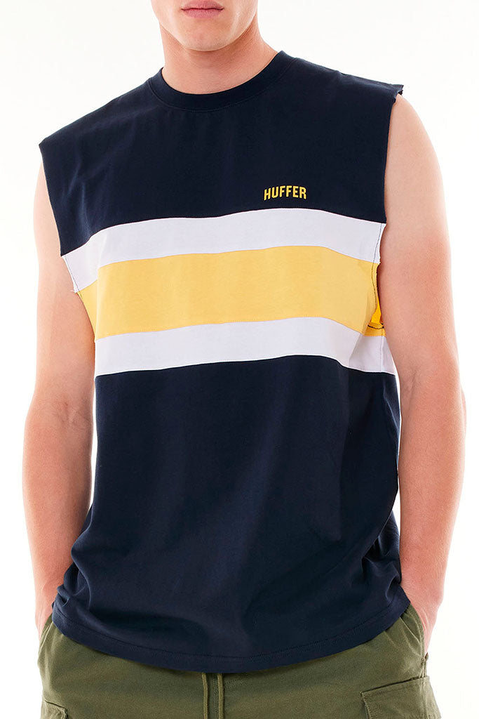 Huffer Trio Hfr Tank Midnight/Yellow