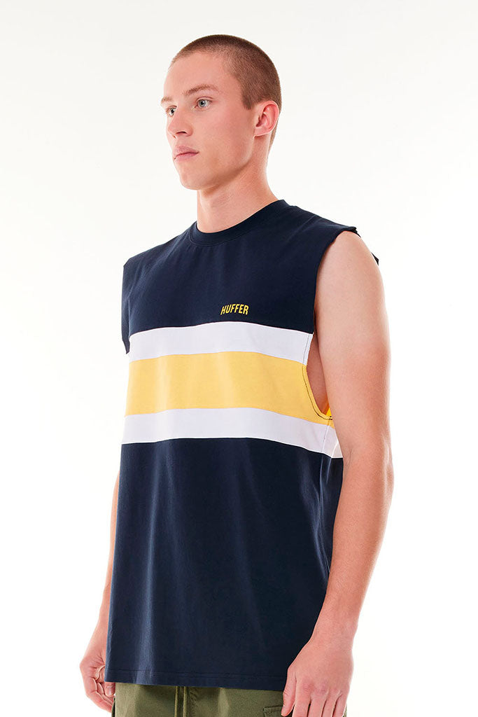 Huffer Trio Hfr Tank Midnight/Yellow