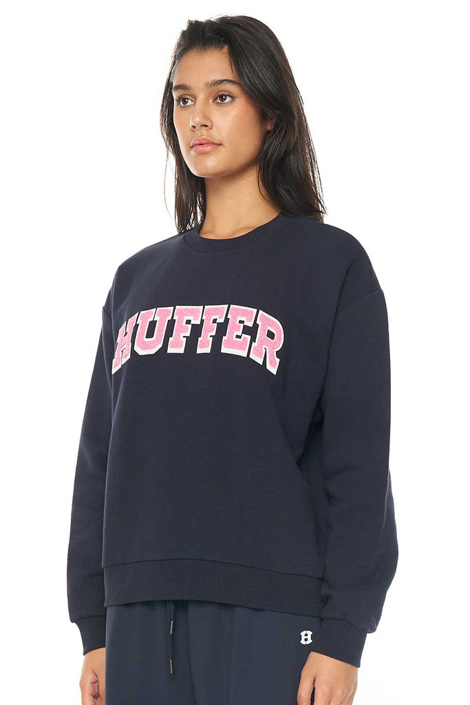 Huffer Slouch Crew 350/Area Navy