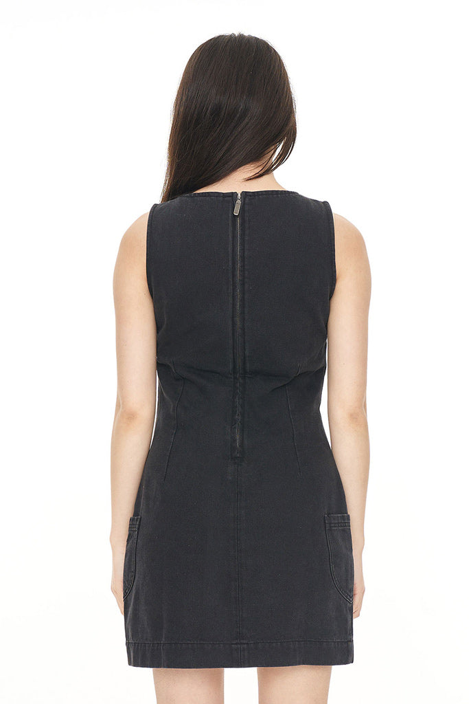 Huffer Denim Wynn Dress Black Wash