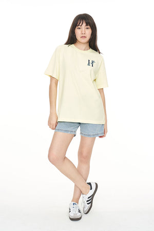 Huffer Relax Tee 220/Garden Party Limoncello