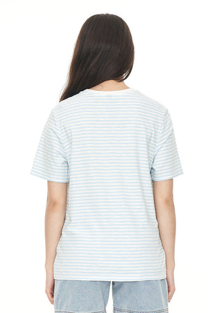 Huffer Stripe Classic Tee Club Blue/Chalk