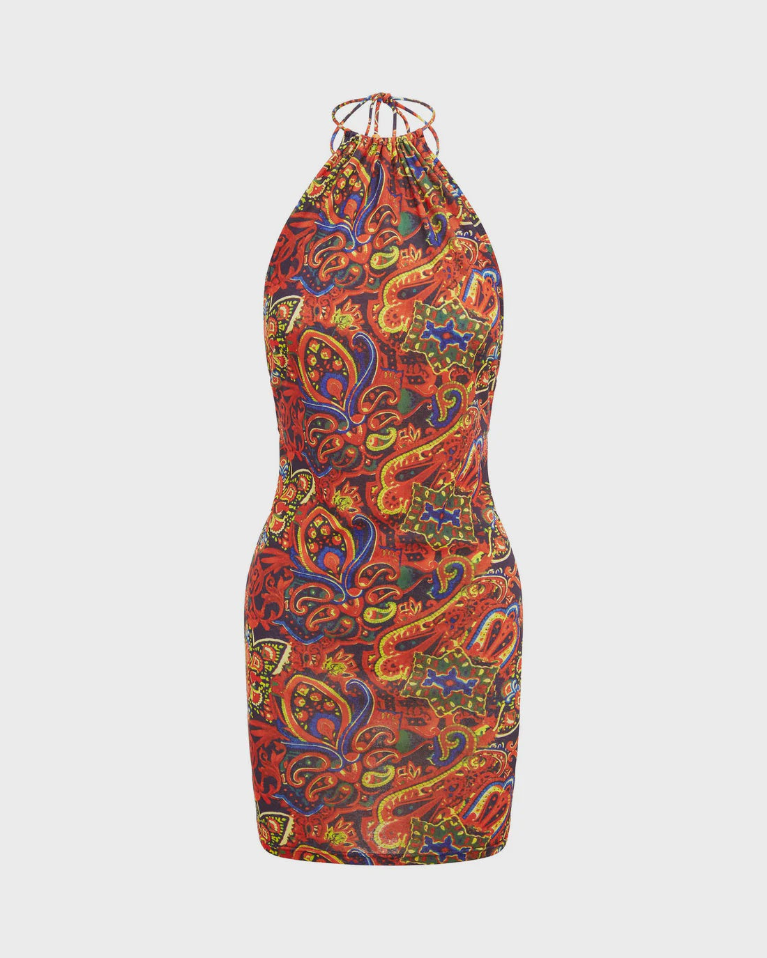 It&#39;s Now Cool  It&#39;s Now Cool  - The Halter Mini Dress Babushka