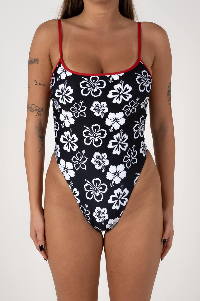 Inner Relm Hellacute One Piece Aloha Black