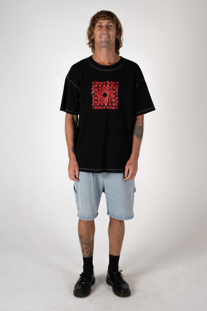 Inner Relm Timewarps Tee Black