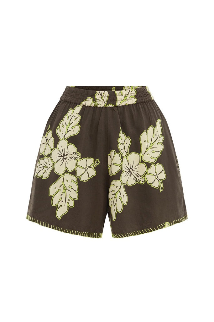 It's Now Cool  The Vacay Short Hibiscus