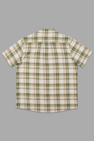 Just Another Fisherman Schooner SS Shirt Lichen/Sand Check