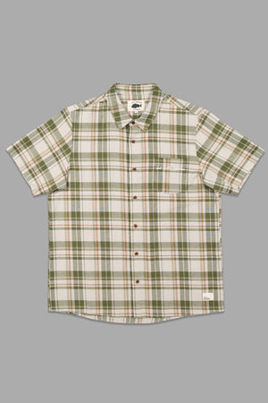 Just Another Fisherman Schooner SS Shirt Lichen/Sand Check