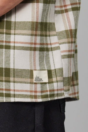 Just Another Fisherman Schooner SS Shirt Lichen/Sand Check