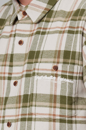 Just Another Fisherman Schooner SS Shirt Lichen/Sand Check