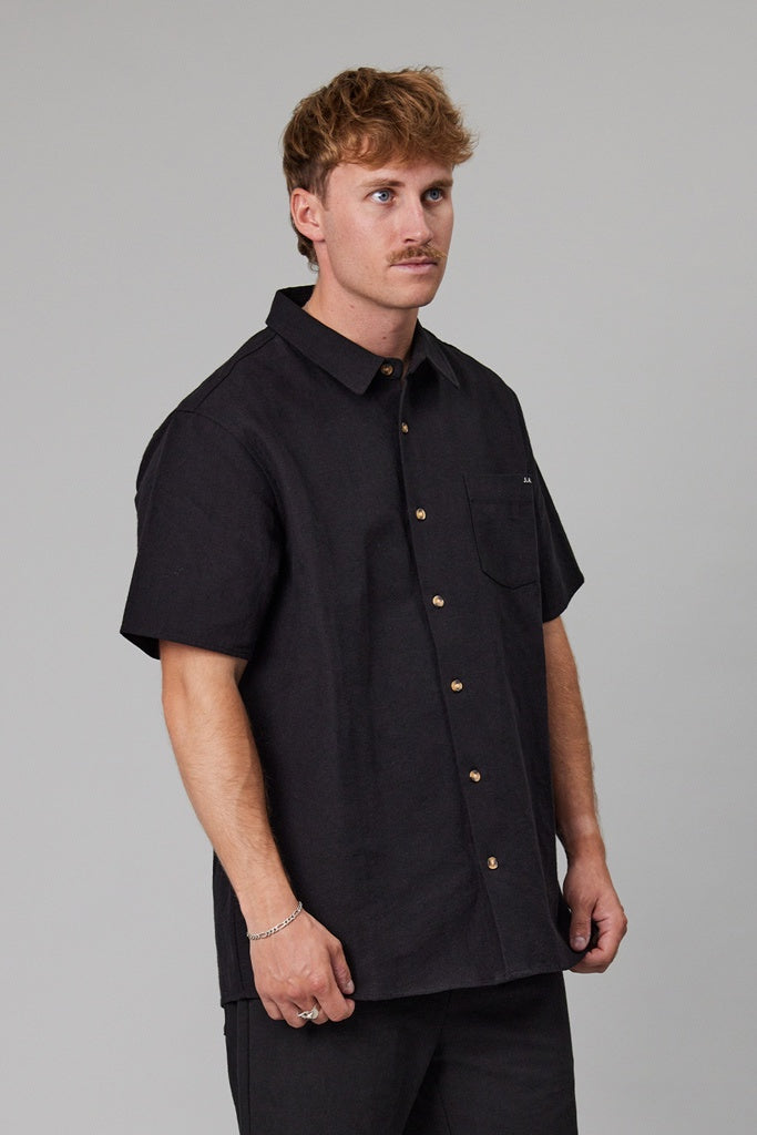 Just Another Fisherman Ballast S/S Shirt Black