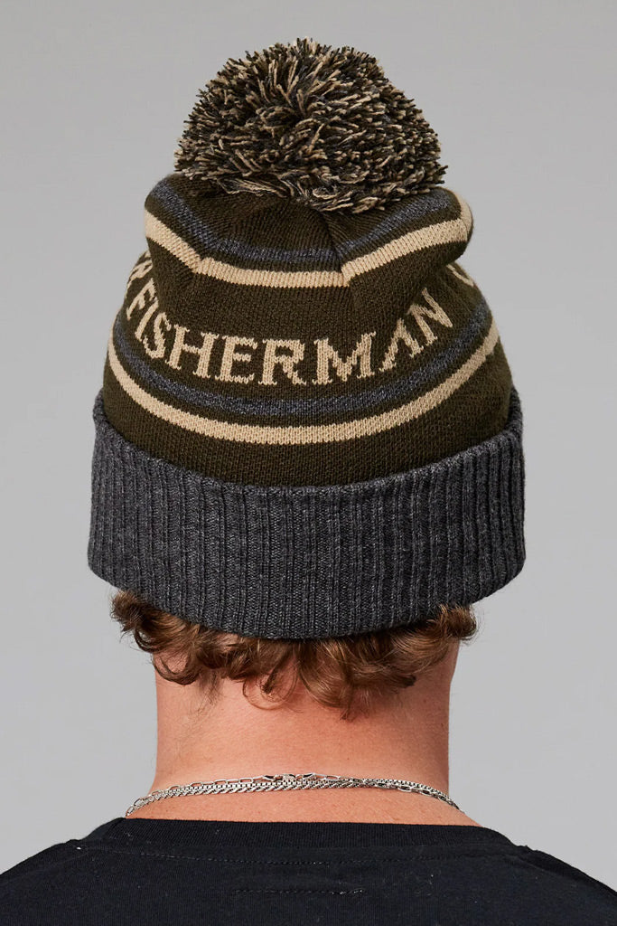 Just Another Fisherman Fisherman Pom Pom Beanie Marsh