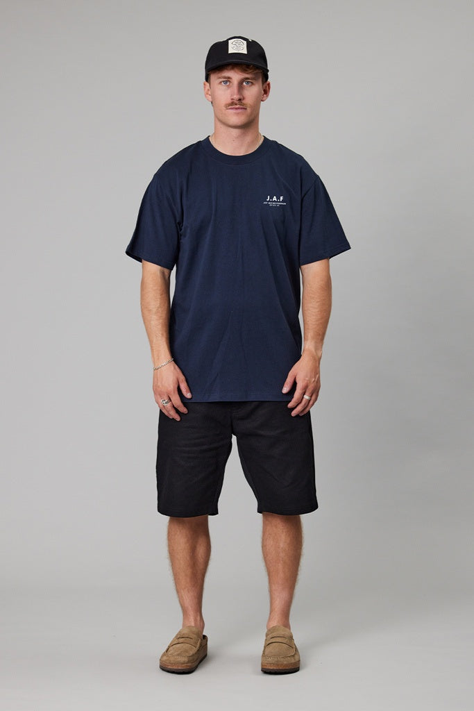 Just Another Fisherman J.A.F Shore Tee Navy