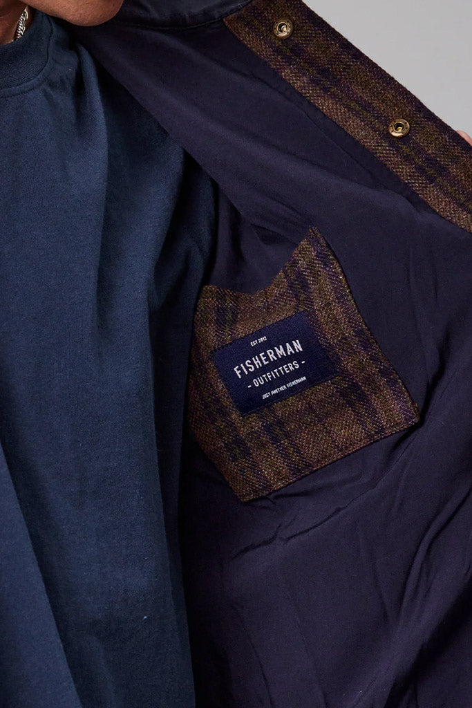 Just Another Fisherman Landing Check Jacket Bison