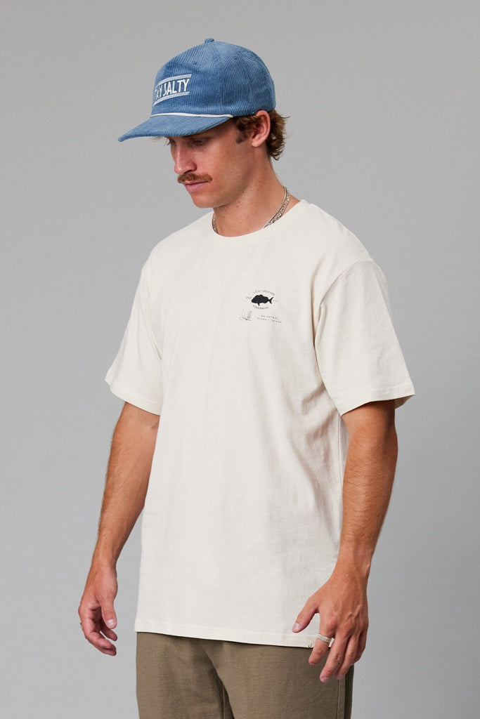 Just Another Fisherman On Patrol Tee Antique White