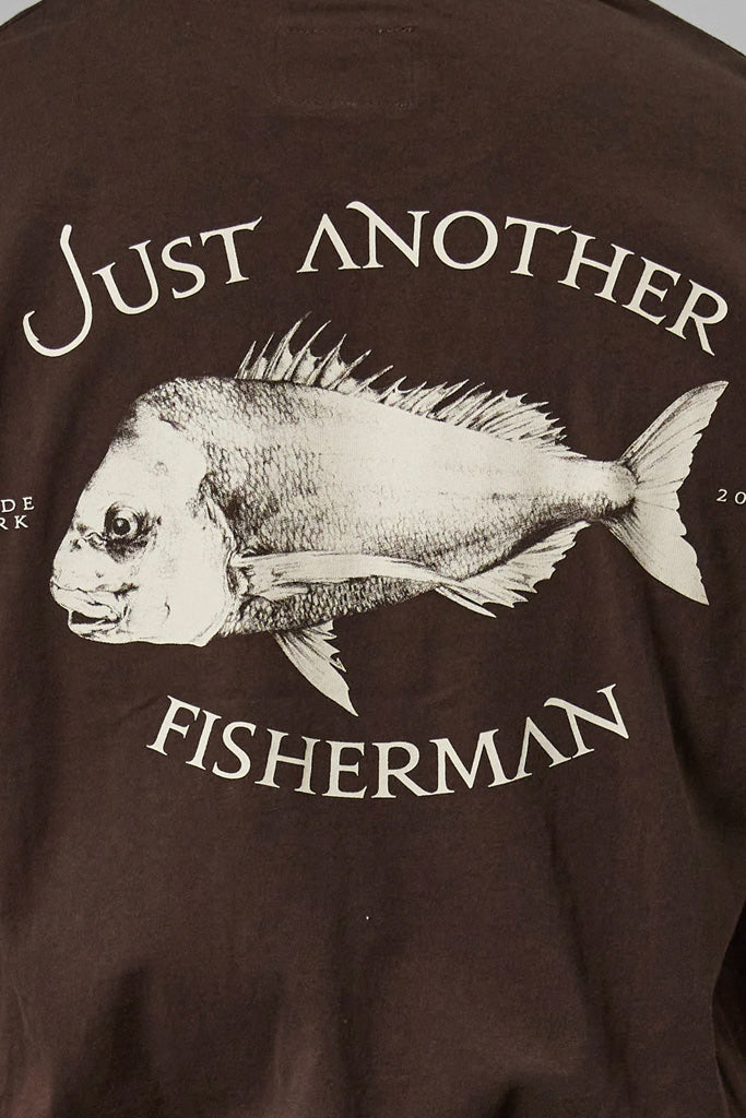 Just Another Fisherman Snapper Logo Tee Bison